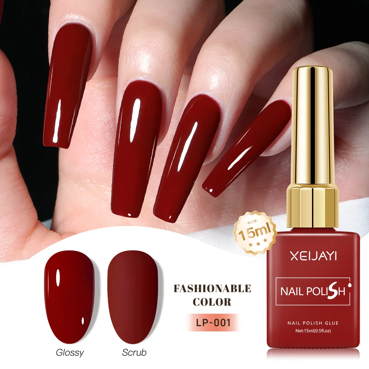 XEIJAYI-esmalte de Gel para uñas, barniz semipermanente para Base y capa superior, 60 colores