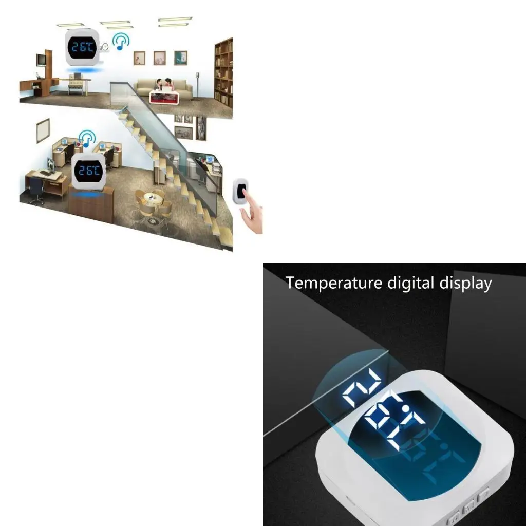 

652F Стандарт ЕС, домашний беспроводной умный дверной звонок, уличный водонепроницаемый дверной звонок с автономным питанием