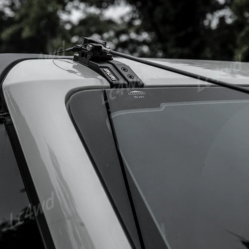 LCWD 4x4 Exterior Accessories IRURI Series Aluminum Roof Light Bar Mount Bracket with Branch Line For Ford Bronco 2021-2026