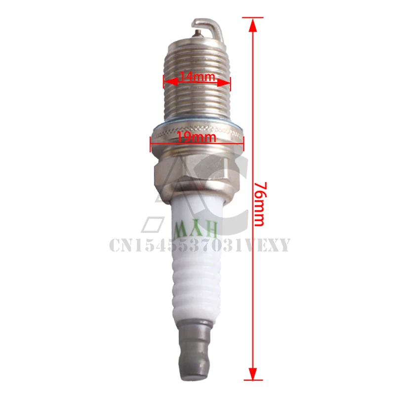 3pcsIridium Candle Chinese Original K7RTC Spark Plug K7RTC Great Wall C20R/C30/M1/M2/M4/Wingle 3 5/GWPeri/volume/Florid