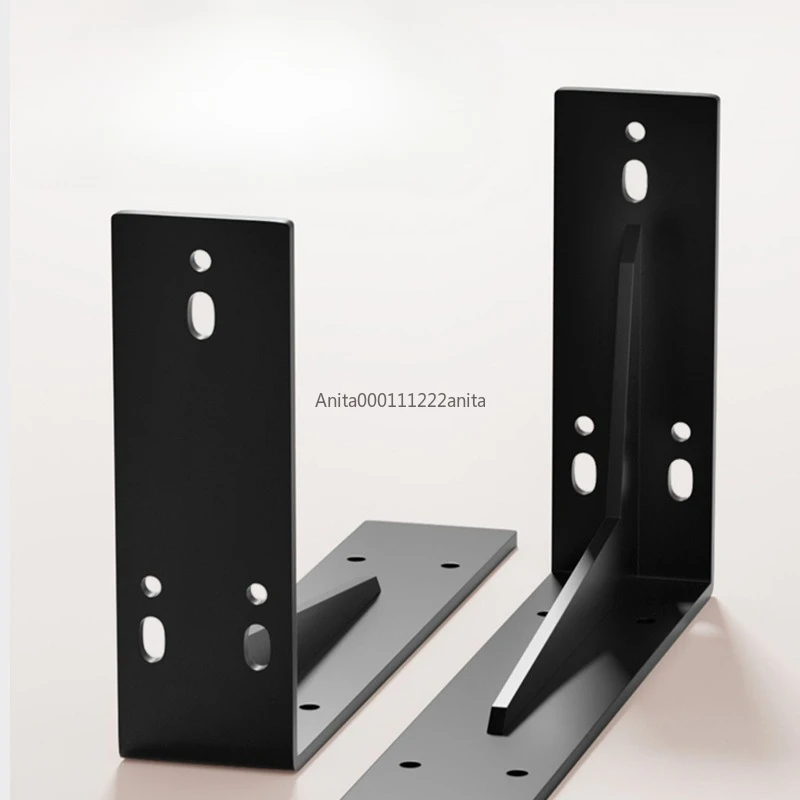 Angle Bracket Bookcase Bookshelf Bed Foundation Frame Base Plates Bathroom Shelf Fixing Bracket Floating Shelves For Wall