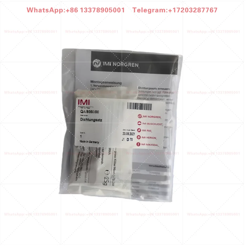 QM/19 2050/00 Nogan Cylinder Repair Kit QA/8100/N1/00 Sealing Ring QA/8200/X1/00