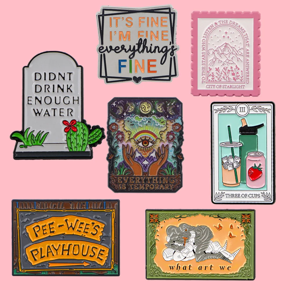 الإكسسوارات الكرتون التلبيب دبابيس لحقائب الظهر حقيبة شارات شارات على ظهره السنة الجديدة هدية بروش للملابس #1