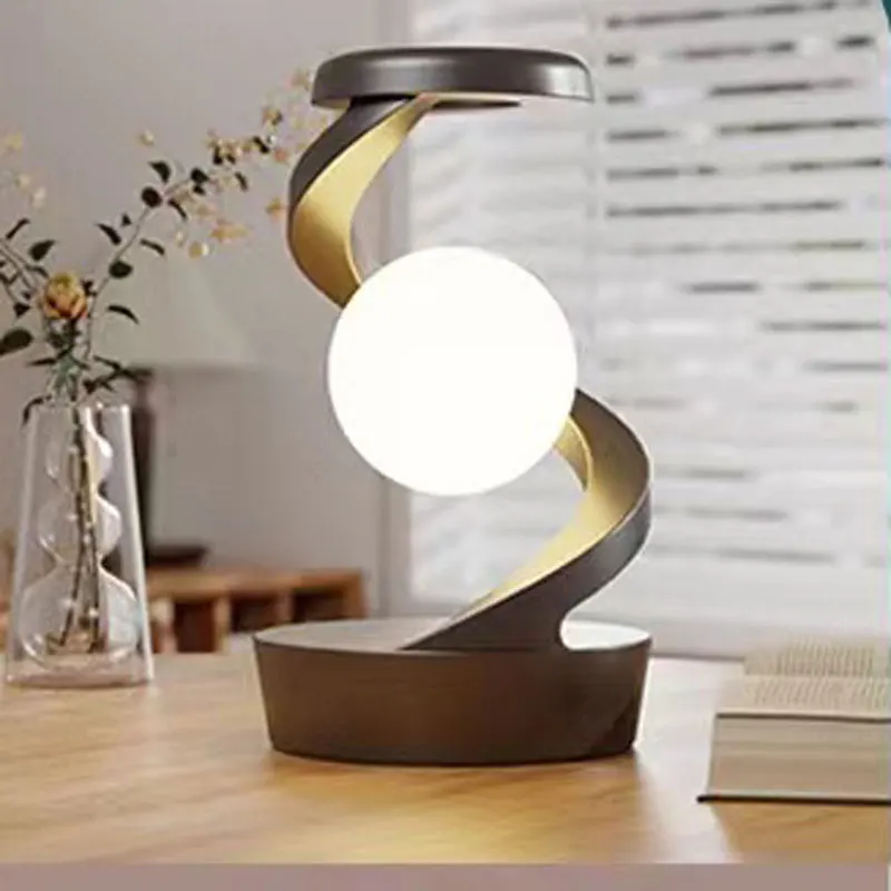 Led Lights Desk Lamp With Floating Sensing, Bedside Lamp, Mobile Wireless Charging Night Light, Convenient Night Lighting