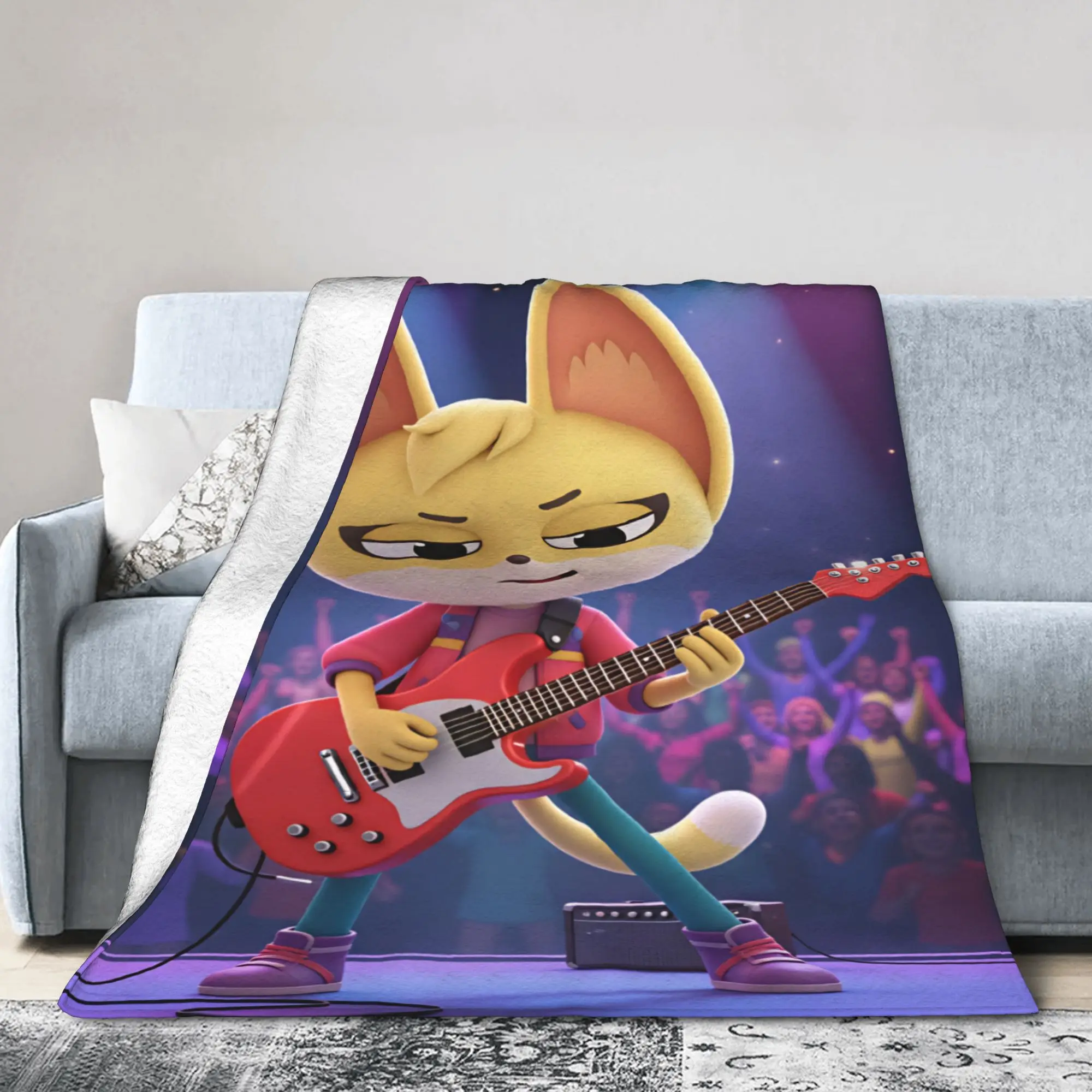 The Creature Cases Cartoon Animation Television Flannel Blankets Soft Throw Blanket for Home Decor Bedspread Sofa Bed Cover