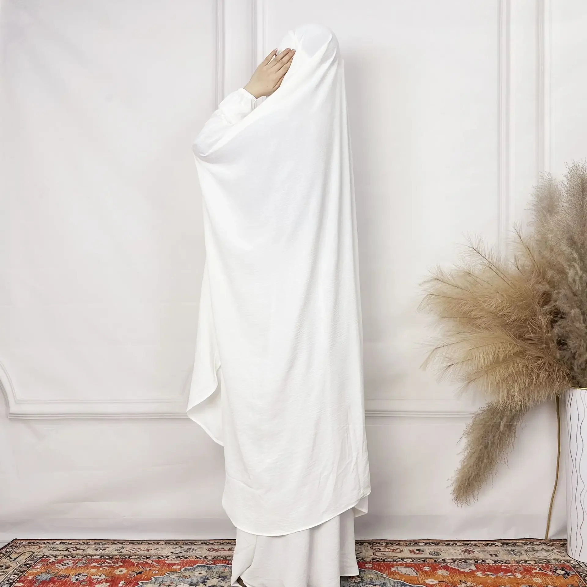 Eid – ensemble de robes 2 pièces pour femmes musulmanes, Abaya de prière, Ramadan, maroc, dubaï, Abayas, Kaftan, tenues islamiques, longue Robe, costume Jalabiya