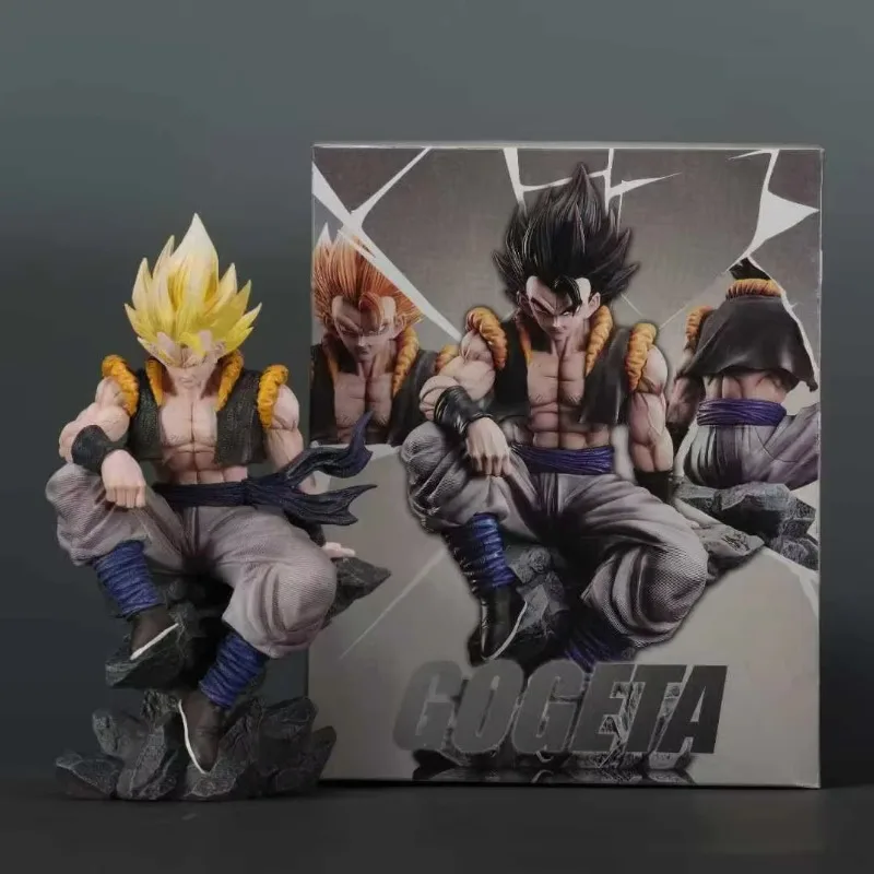 

Dragon Ball Z Anime Figure Vegeta sitting posture Three headed Action Figures Hobbies Collect statue toys model decoration gifts