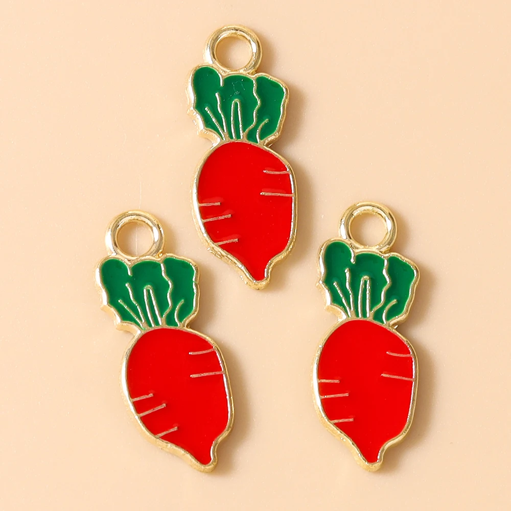 Leslie 20 Stück Niedliche Pitaya-Drachenfrucht-Anhänger für Niedliche Ohrringe, Armbänder, Halsketten, Anhänger, DIY-Schmuckherstellungszubehör – Detail 5
