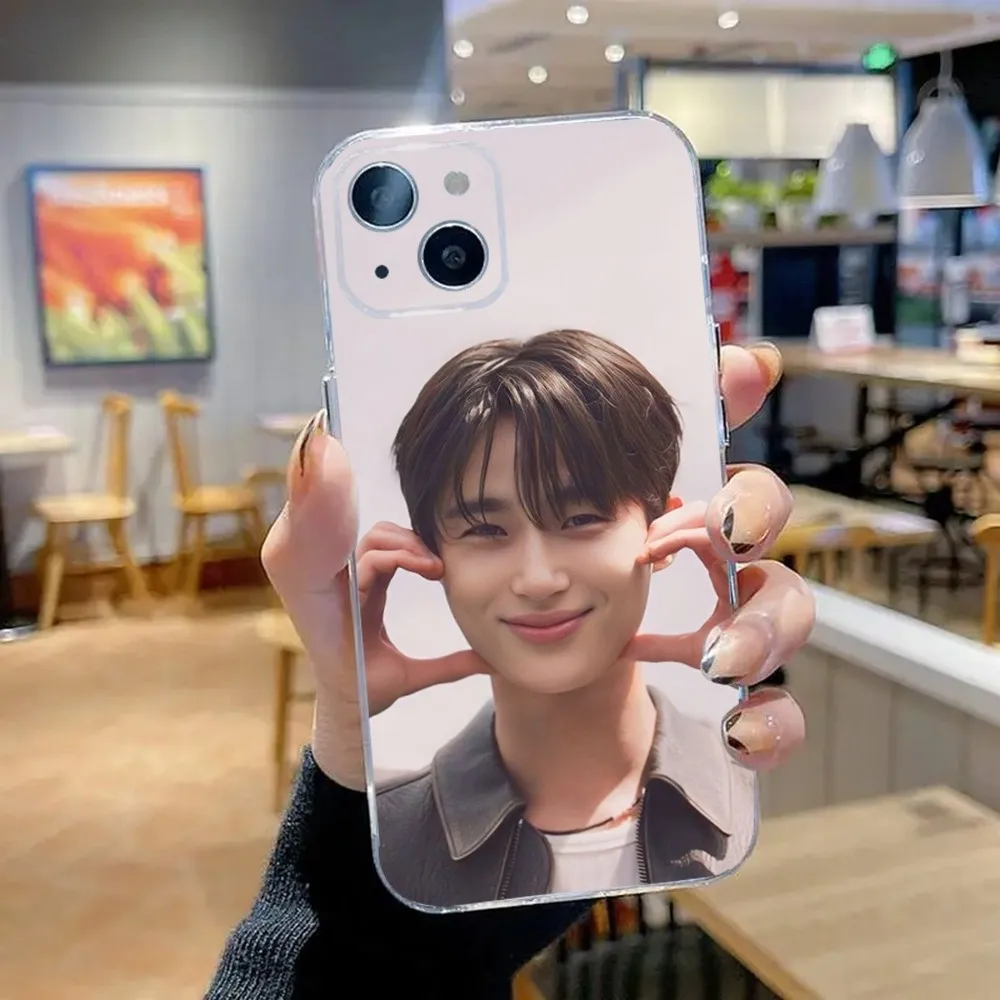 Byeon Woo Seok  Phone Case For iPhone 15,14,13,12,11 Plus,Pro,Max,XR,XS,X,7,8 Plus,SE,Mini Transparent Silicone Soft