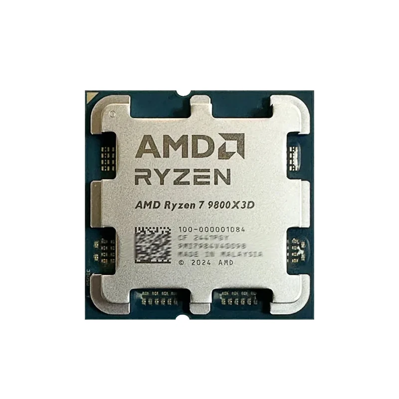 NEW AMD Ryzen 7 9800X3D 8-Core 16-Thread AM5 Applicable to B650E 4.7GHz 120W 4NM L3=96M R7 9800X3D Gaming Processor DDR5 No Fan