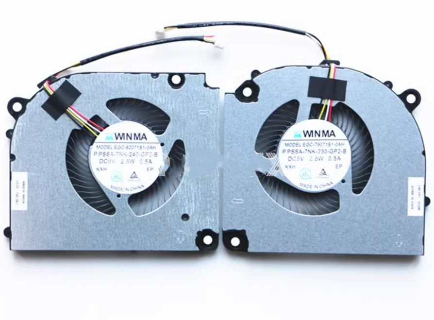 New for HASEE Z7T-DA5NP CV15S02 fan L+R WINMA RTX3050