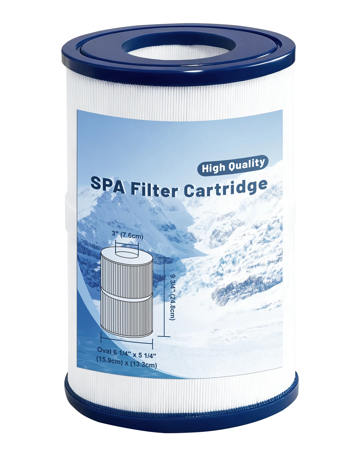 

(1 Pack) PDM30 Oval Spa Hot Tub Filter Cartridge 30 Sq.Ft Compatible with 461269 FC-9940 FC9940M 730L 730S