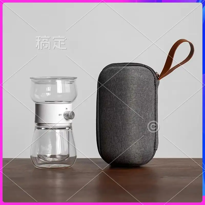 

NEW-Tea Pot Set With One-Key Separation Stainless Steel Filter Ideal For Steaming Tea