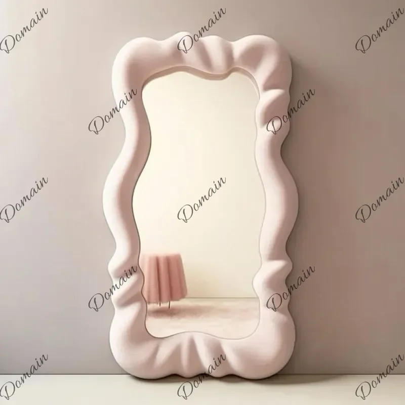 ZL Moving Standing Mirror Modern Full Body Girls Men Bedroom Bathroom Floor Luxury Mirror Funky Espelhos Living Room Decorations