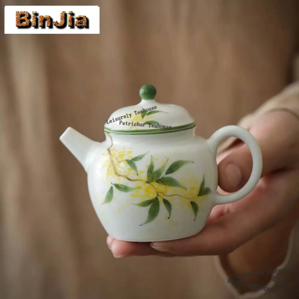 120ml-hand-painted-osmanthus-tea-pot-household-handmade-filter-teapot-boutique-pot-antique-tea-brewing-kettle-drinkware-ornament