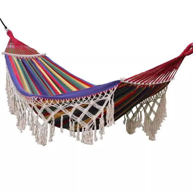 

Hammock, folding outdoor hammock, portable outdoor anti-rollover camping hammock