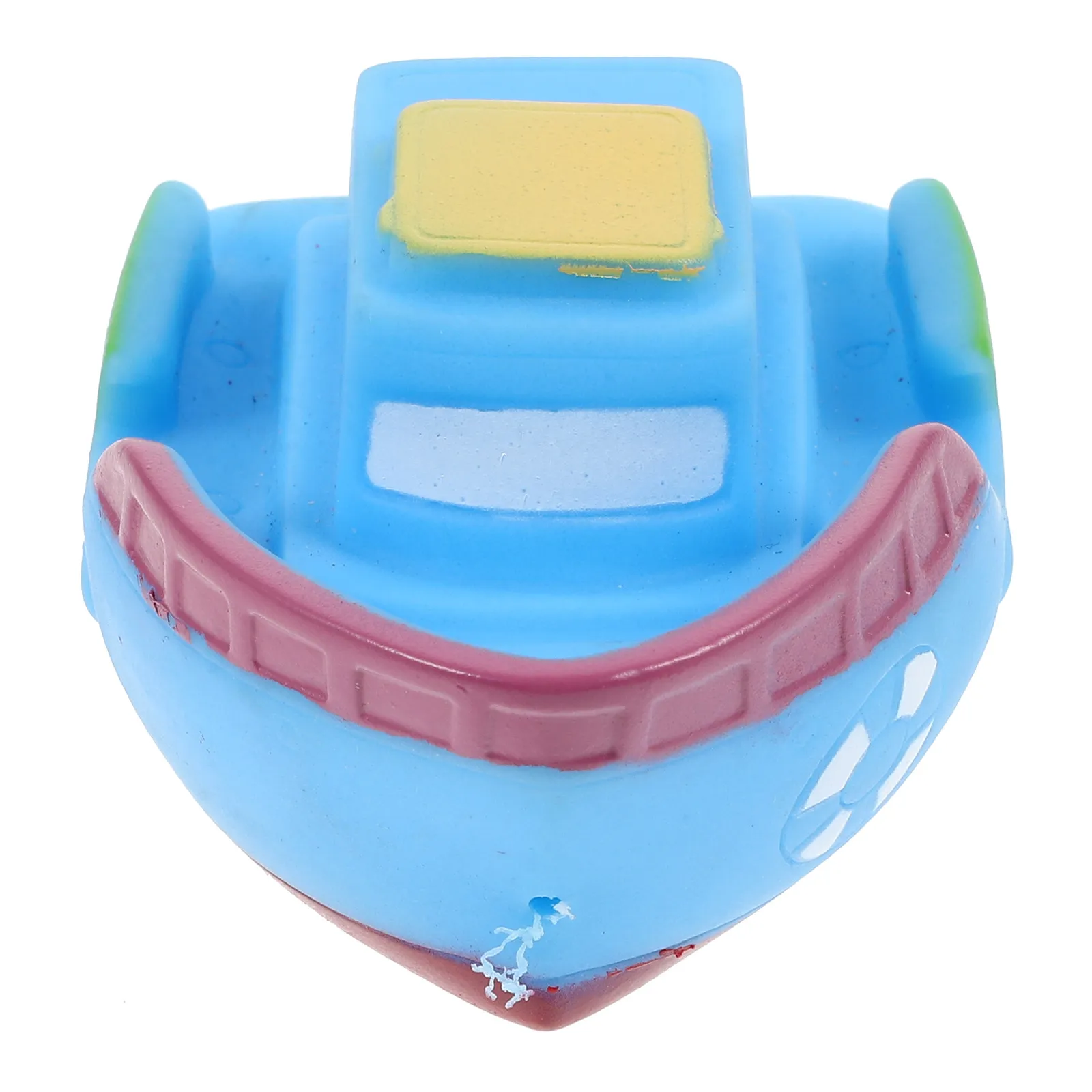 Boat Shaped Cartoon Bath Plaything Baby Toddler Shower Swimming Pool Water Fun Safe Smooth Hand Eye Coordination
