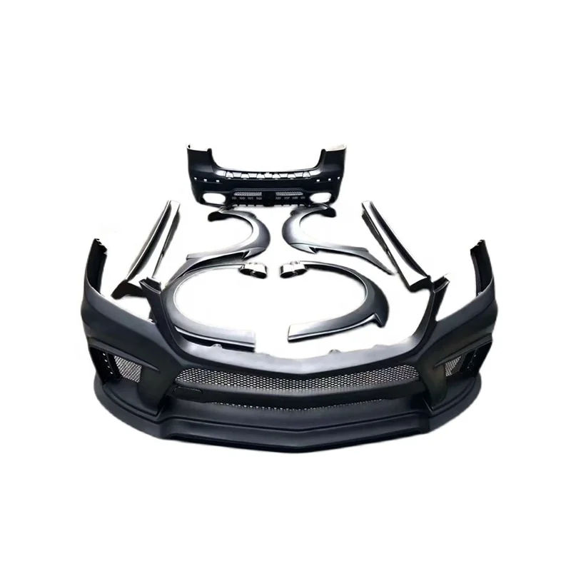 

Car Bumper Wald Style Front Bumper Rear Bumper Side Skirts Wheel Trim for Mercedes Benz ML Class W166 ML350 ML400 ML63 ML320