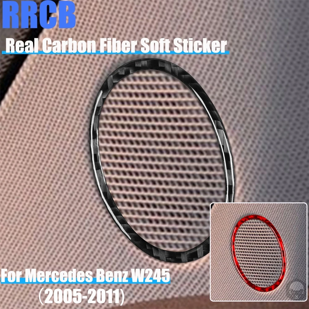 

Carbon Fiber Car Accessories Defogging Air Vent Cover Soft Sticker For Mercedes Benz W245 B-Class 2005 2006 2007 2008 2009 10 11