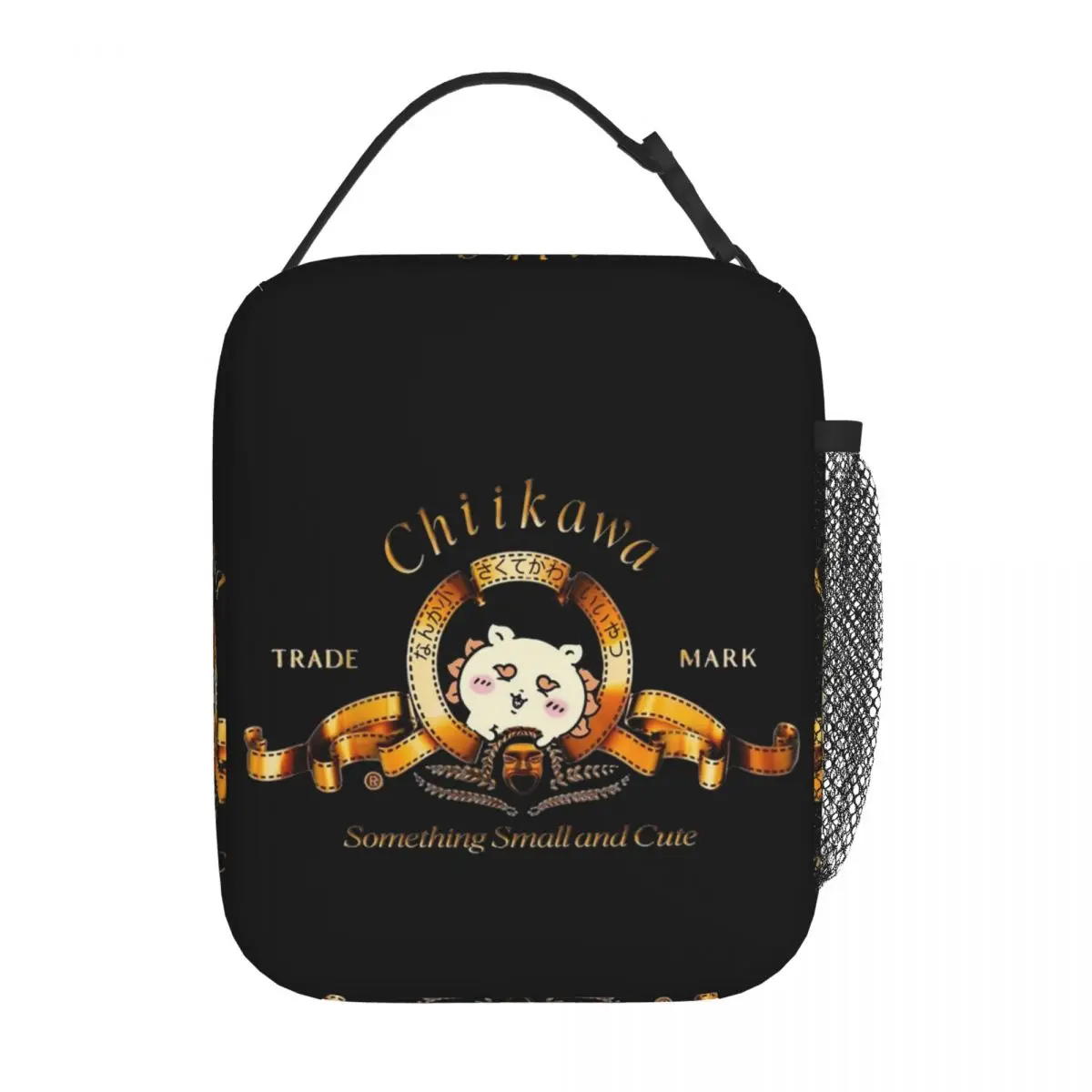 Chiikawa Recognizable Logo Parody Insulated Lunch Bag Portable Meal Container Cooler Bag Tote Lunch Box Beach Travel Food Bag