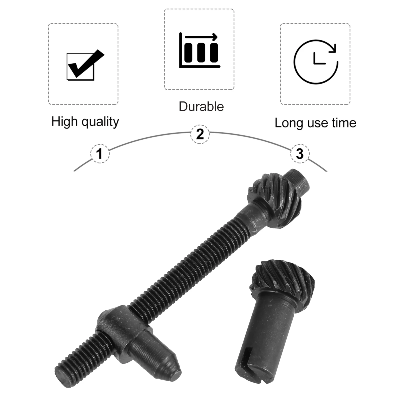 Accessories for Chainsaw Adjustment Screw Adjuster Metal Replacement Bike Black