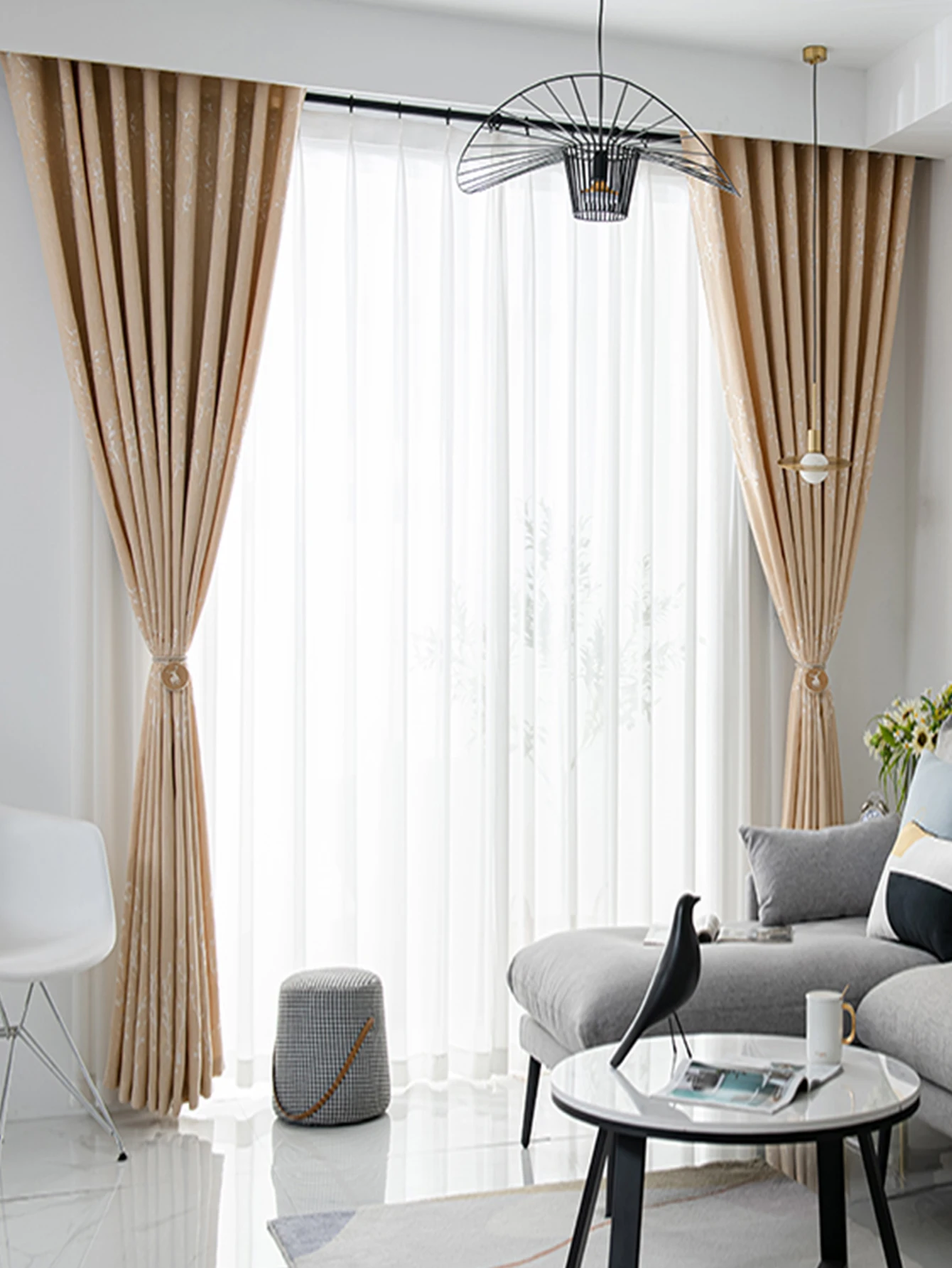 Mid Ancient Retro Curtains With A Light Luxury And High-End Shading Feel