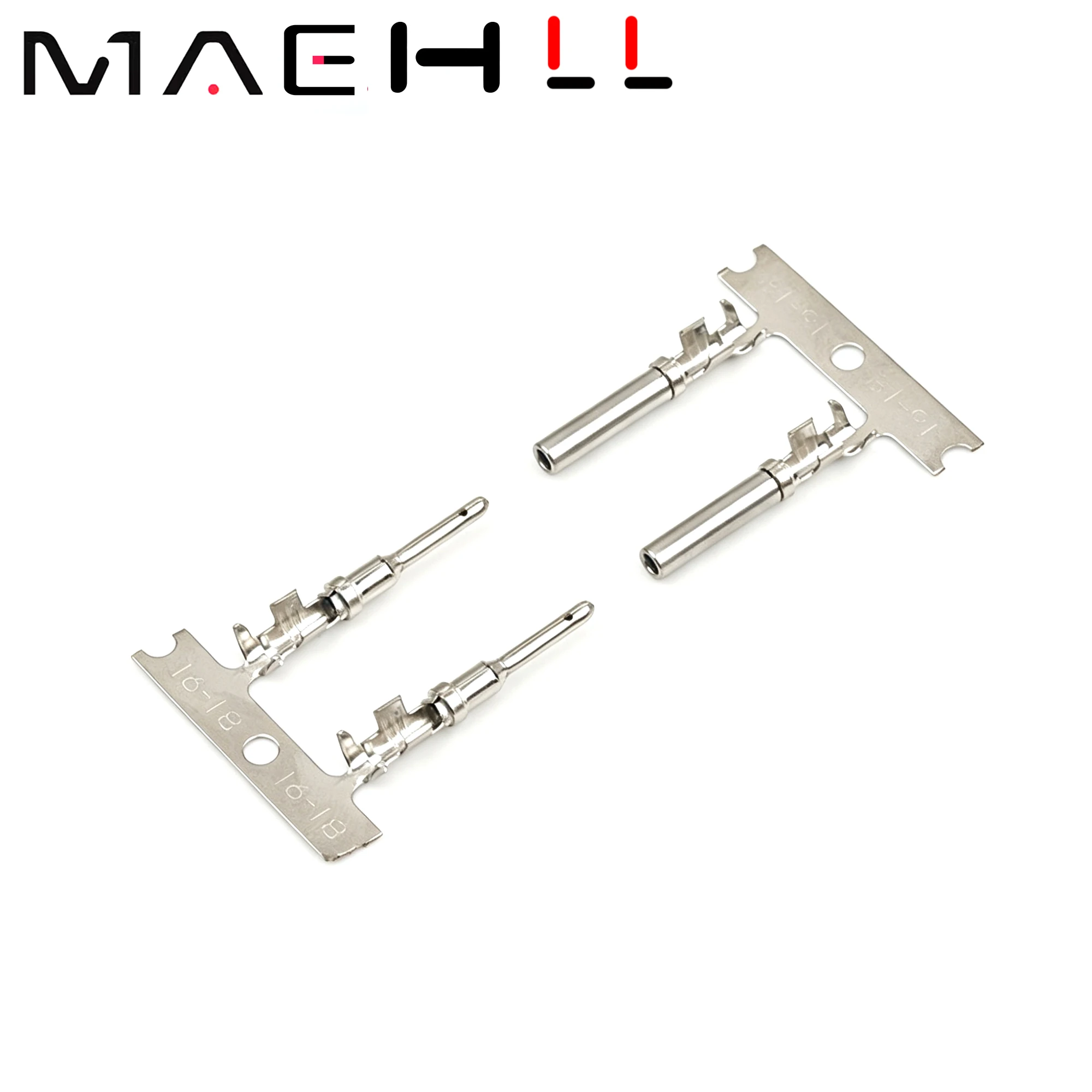 1062-16-0122 1060-16-0122 DT Deutsch Terminal Pins 50Pcs Crimp Contacts Auto Car Engine Connector 14-20 AWG Wire