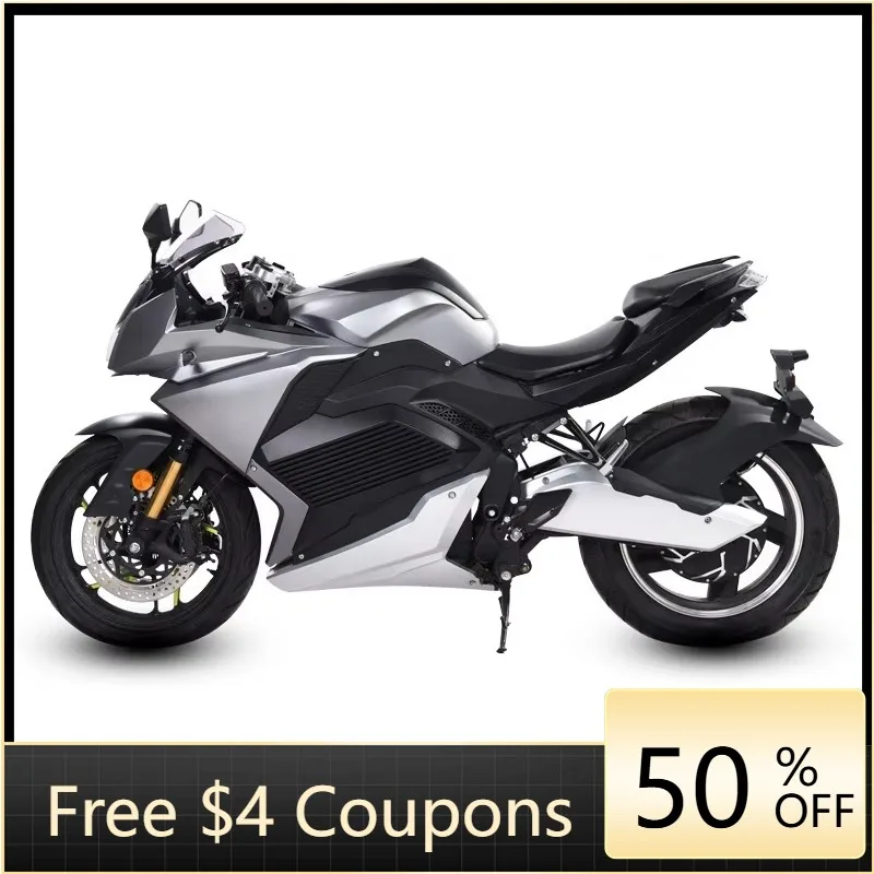 Rs Upgraded high-speed electric motorcycle 72V high-power 65km/h EEC certified adult racing motorcycle