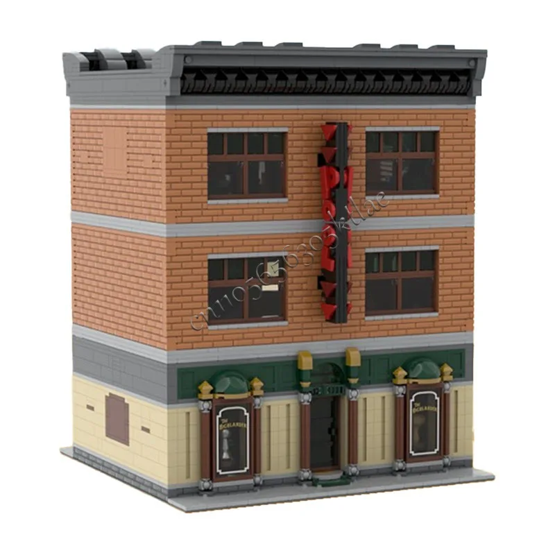 3739 ELEMENTÓW MOC Kreatywny Model Ulicy Miejskiej Modułowy Bilard i Gry Architektura Klocki Konstrukcyjne Zabawki Prezenty