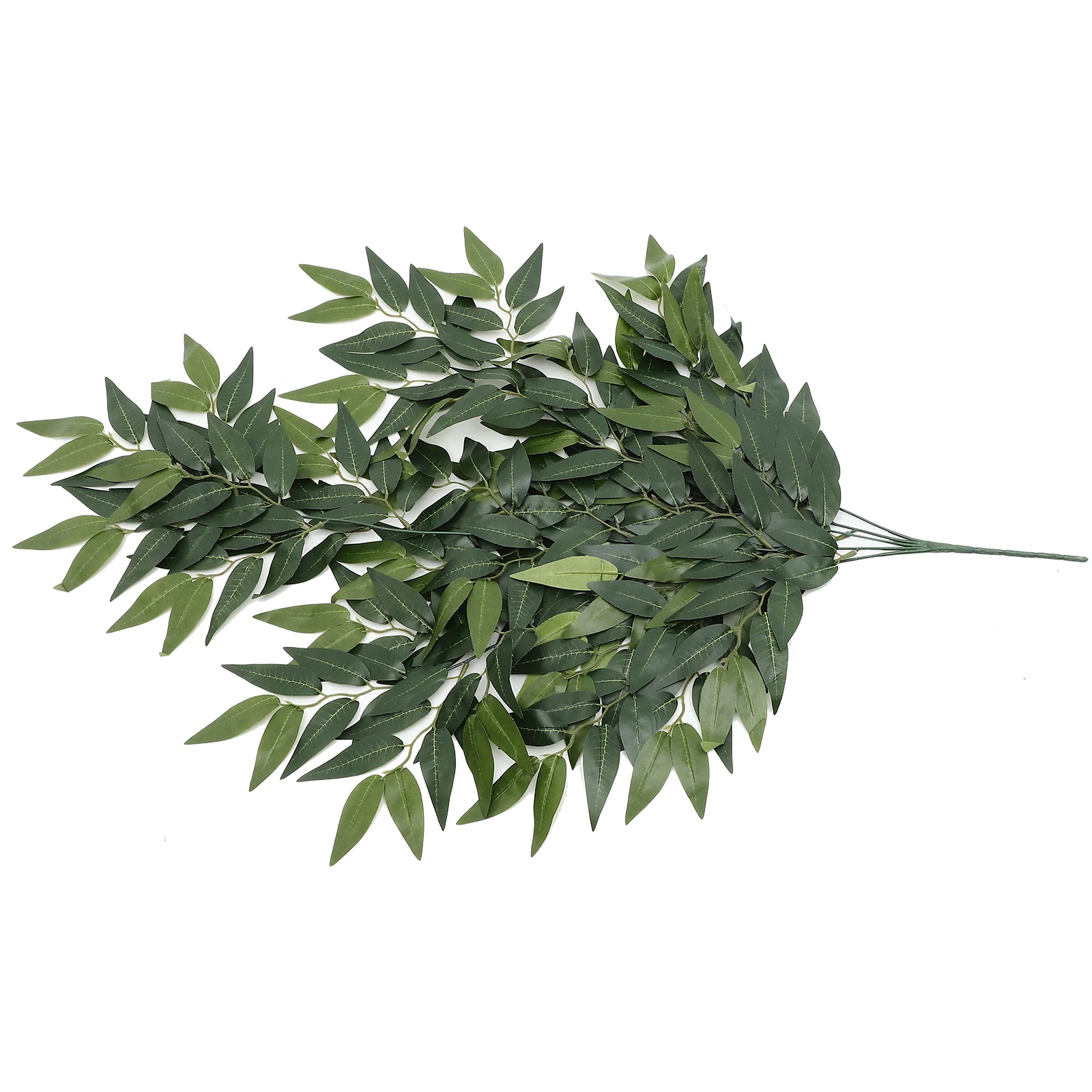 

Simulated Green Plant Decor Artificial Eucalyptus Stems Realistic Plastic Ornament Greenery Stems Vase Filler Shower Bundle Home