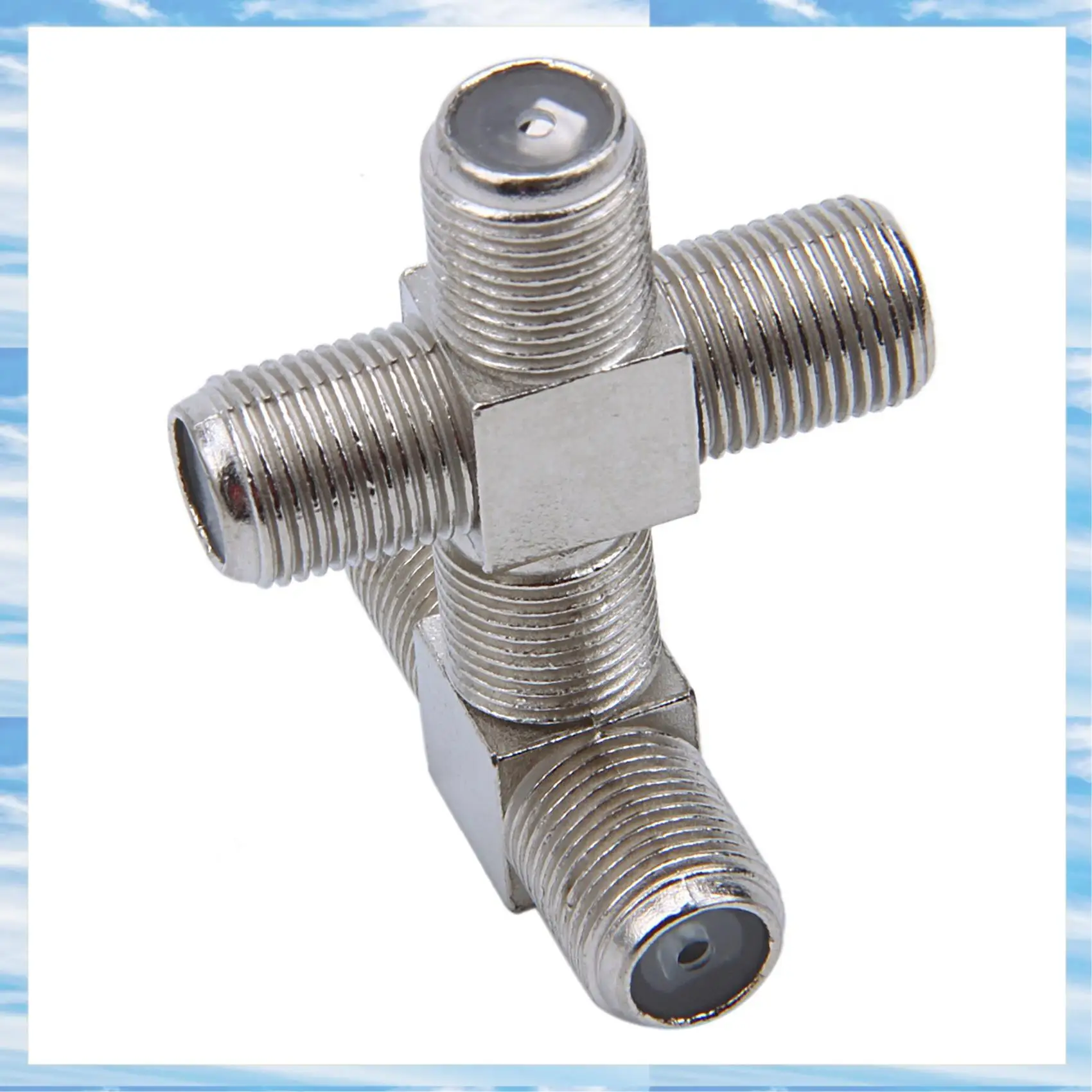 

T31C-8 PCS 2-Way F-Type Combiner TV Coaxial Connectors RF Adapters Joiners