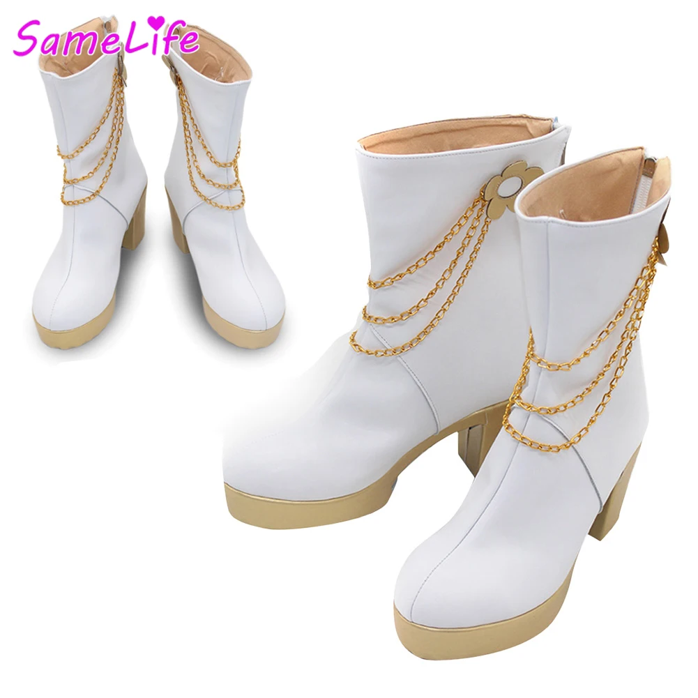 

Ботинки Hunt Zorumira для косплея, белые, в стиле фэнтези, 2025, для костюма «Охотник на демонов», аксессуары, женская обувь для взрослых