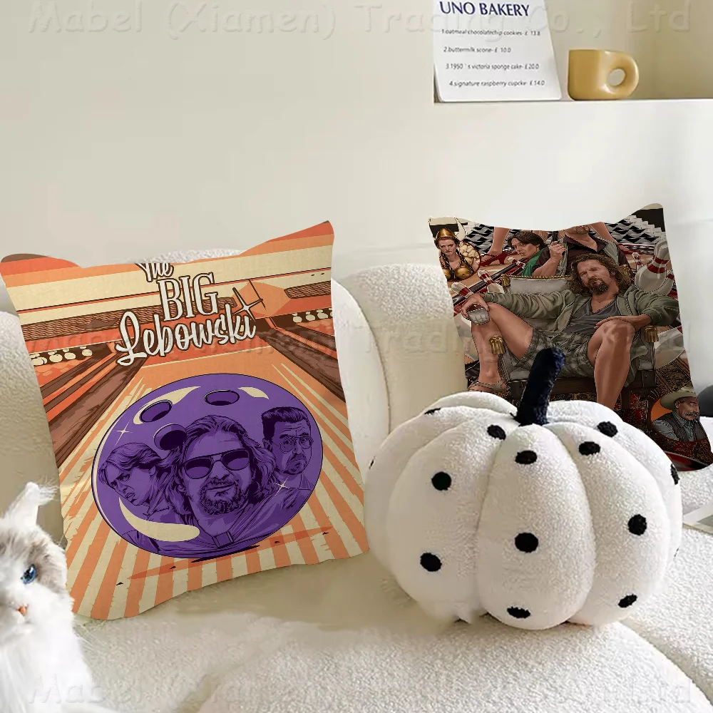 The Big Lebowski The Dude Comedy Movie Office Cushion Pillowcase Car Cushion Cover45X45CM Lumbar Pillowcase Sofa Pillowcover