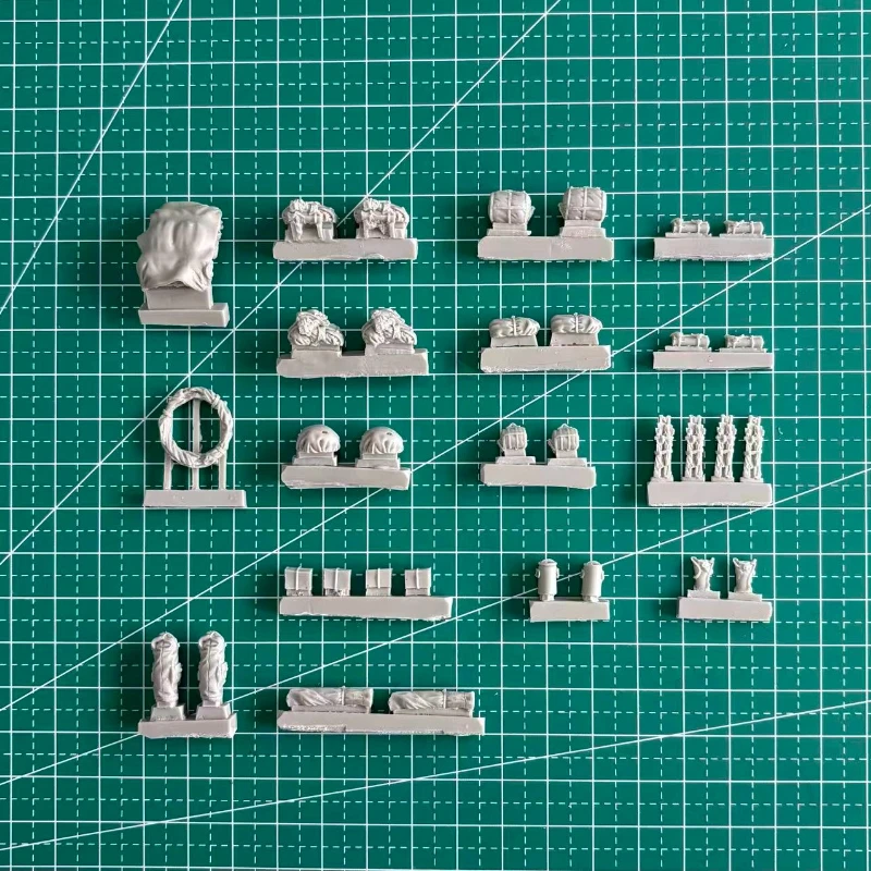 Kit assemblé de modèle en résine moulée sous pression, échelle 1/72, ensemble d'accessoires de réservoir M1A2 TUSK (sans réservoir), non assemblé et non peint
