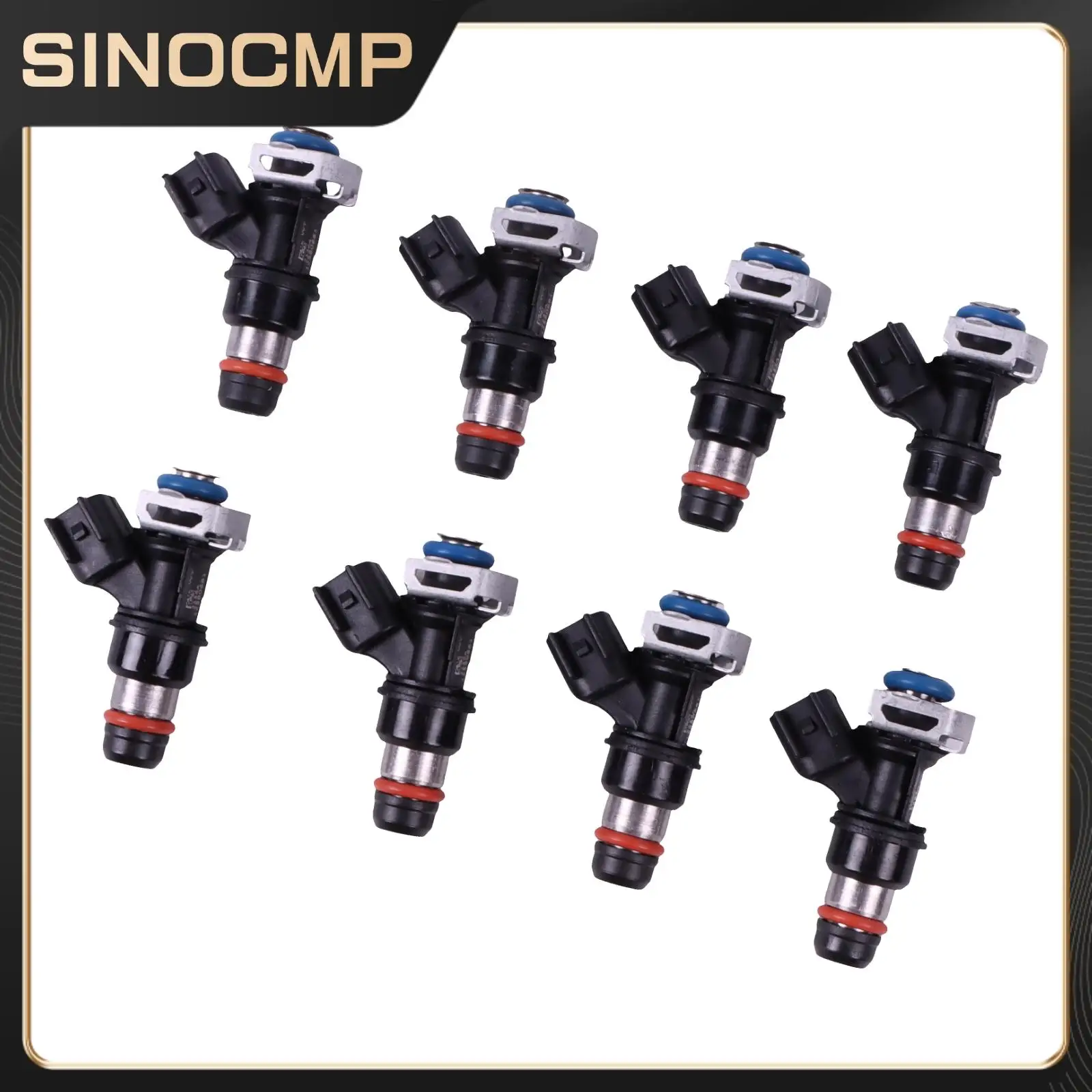 

8Pcs Fuel Injectors 12580681 For 04-10 Chevy Silverado Suburban Tahoe Express 2500/3500 GMC Yukon Cadillac Escalade Hummer H2 H3