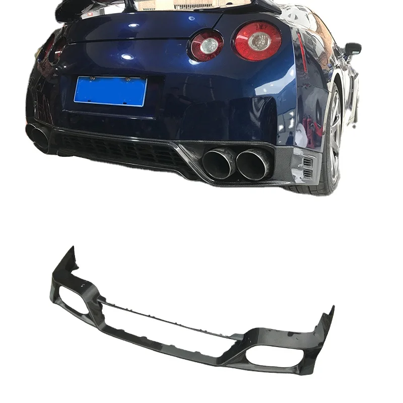 

УГЛЕРОДНЫЙ диффузор для заднего бампера GTR conversion R35