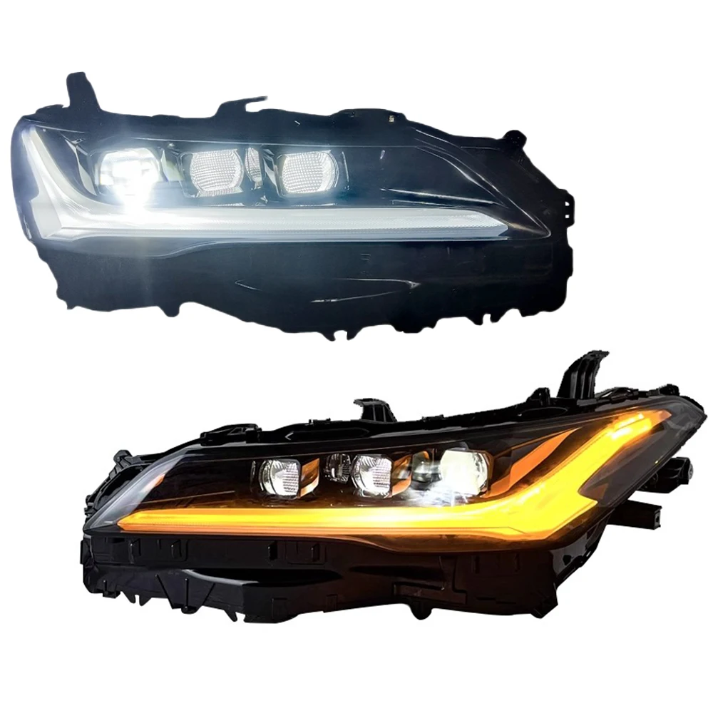 

For 2019-2024 Automotive Headlight Assembly Upgrade High Quality Light Emitting Diode Triple Projector Automotive Plug and