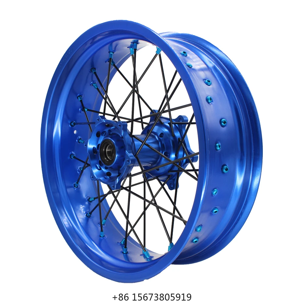

High Quality TE FE 125-501 Customized Color Surpermoto Wheels Supermotard Wheels 17*3.0 17*5.0 Inch for Husquarna TE FE