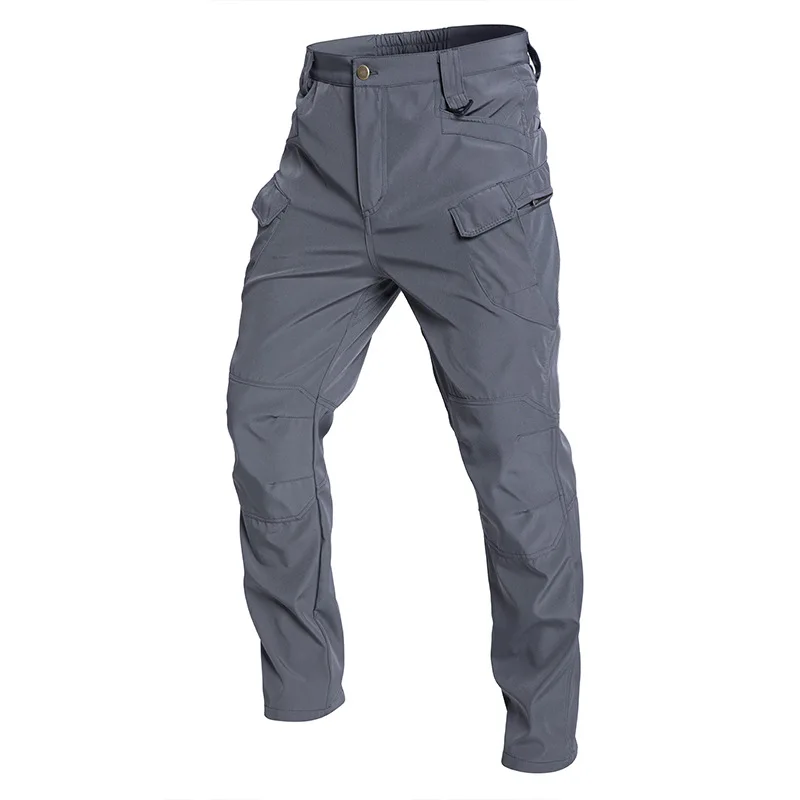 

Winter Pants Men Fleece Liner Tactical Trousers Camping Hiking Hunting Soft Shell Trousers Waterproof Elastic Warm Pants 1