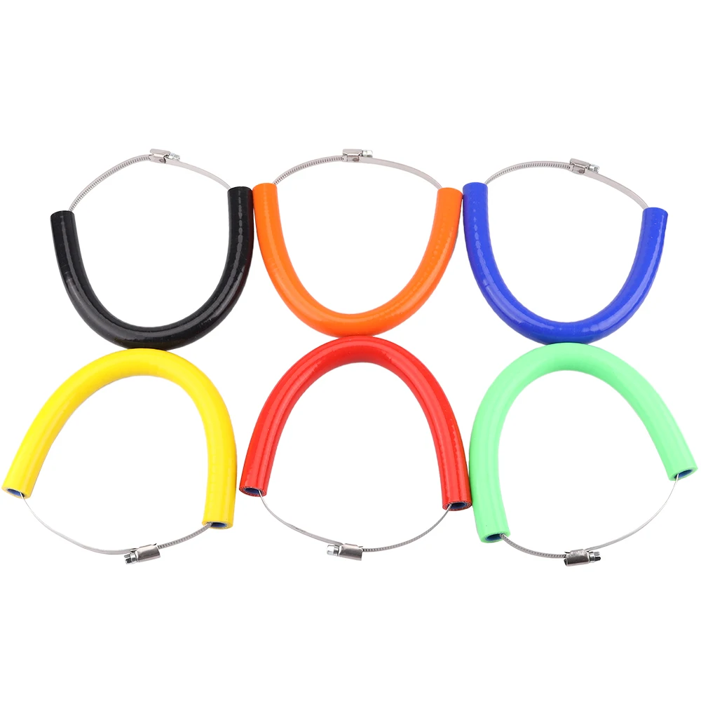 Universal Motorcycle Silicone Exhaust Pipe Protector Guard Ring Anti Hot Anti Drop For KTM Yamaha Honda Kawasaki Suzuki Dirt Bik