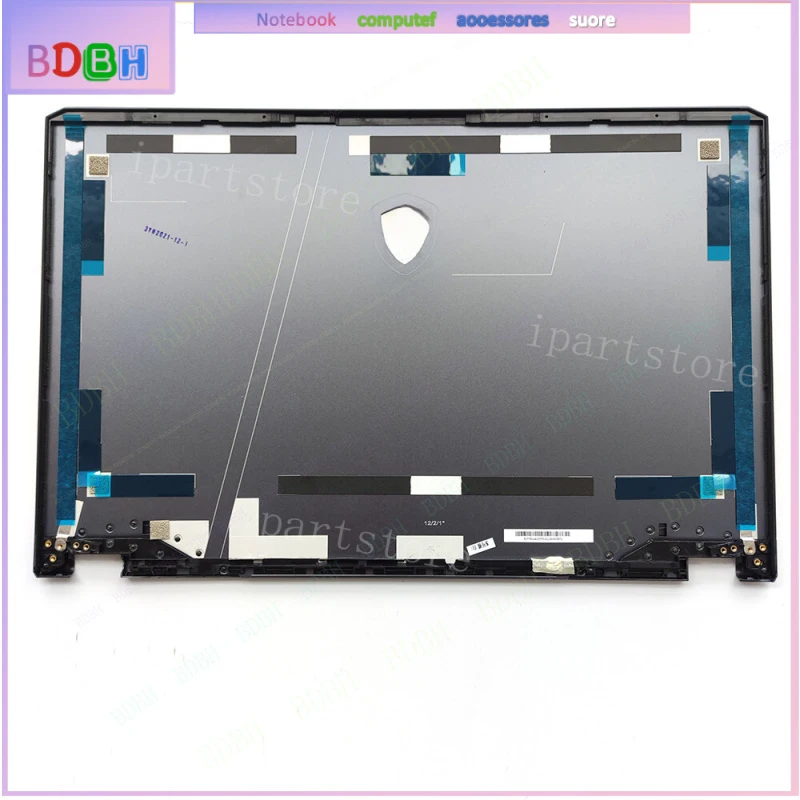 For  MSI GE76 Raider 10SGS SFS MS-17K1 LCD Back Cover+Front Bezel+Hinges Blue