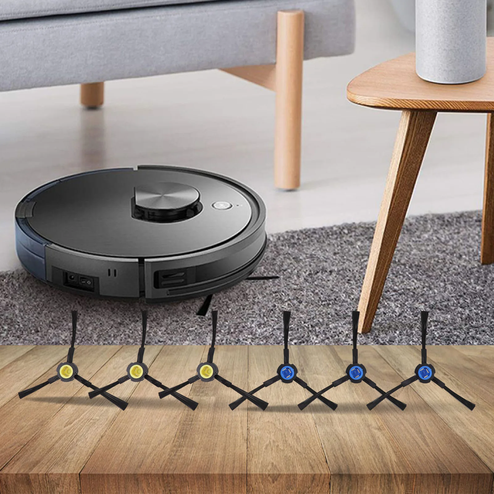 Bathroom Livingroom Side Brushes Vacuum Cleaner Dust Bin Door Economic Practical for Black Dust Box  Bathroom