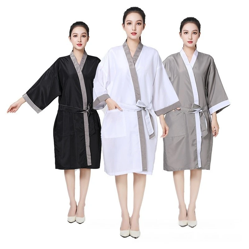 Salon Client Gown Hair Salon Woman Smock  Hair Cutting Cape Hairdresser Wrap Cloth Barber Robe Waterproof Hairdresser Apron