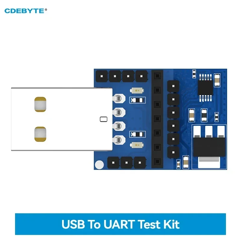 

CH340X E15-USB-T2 USB-TTL Test Board Used for 3.3V or 5V UART Wireless Serial Port Module Samll Size Support Multi Baud Rates