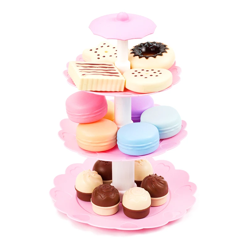 23PCS Kinder Küche Set Geburtstag Kuchen Spielzeug Mädchen Simulation Lebensmittel Kekse Schokolade Kinder Bildung Spielen Haus Für 3 Jahre geschenke – Detail 3