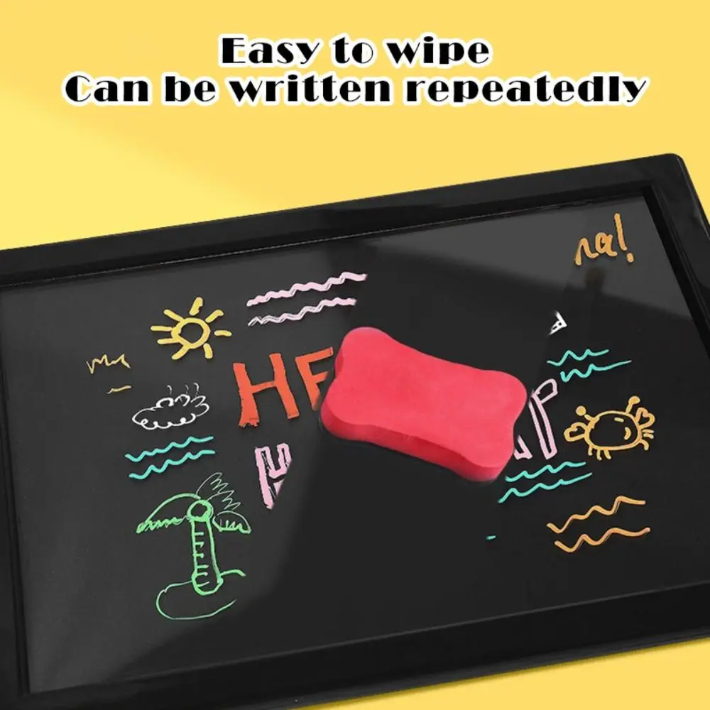 

8/12Colors Erasable Liquid Chalk Pen Multi-Color Water-soluble Art Marker Pen Handwriting Dust-free Whiteboard Pen