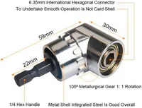 Impact Grade 105 Degree Angle Socket Adapter Power Hand Tool Part Driver Extension Set Screwdriver Holder Drill Nut Attachment 3