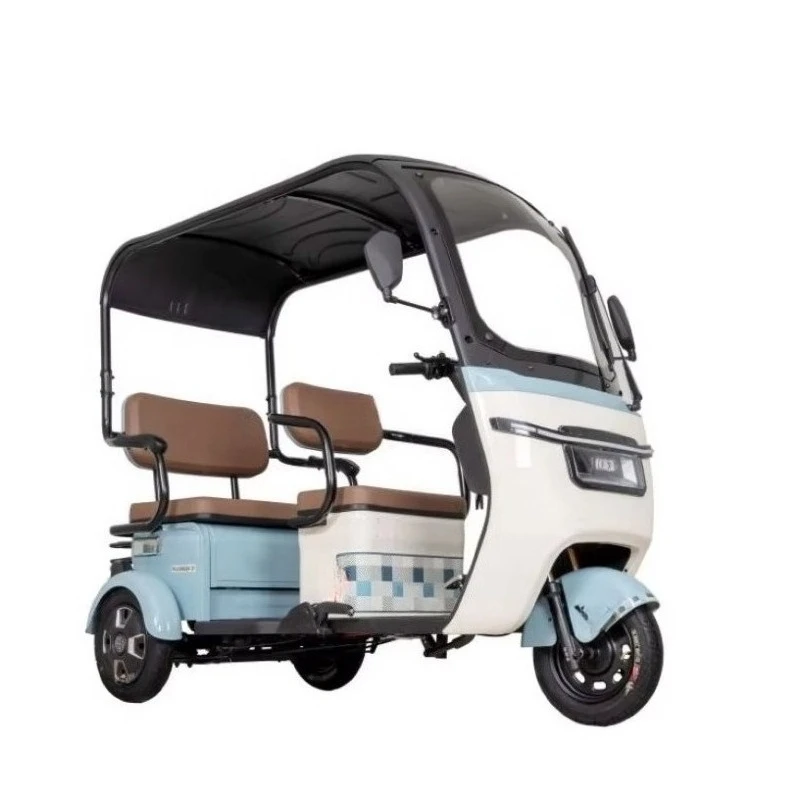 Passenger Small Trike New Style Leisure Tricycle with Cover in  China Factory Direct Sale 3 Wheel ELectric Tricycle