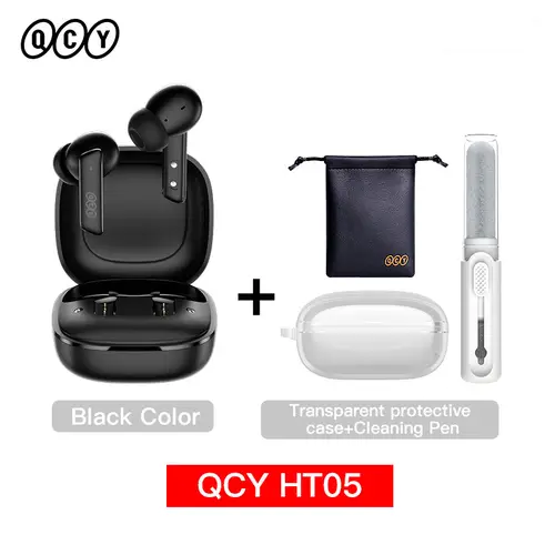 QCY HT05 MeloBuds ANC Wireless Earphone 40dB Noise Cancelling Bluetooth 5.2 Headphone 6 Mic ENC HD Call Earbud Transparency Mode - Image 7