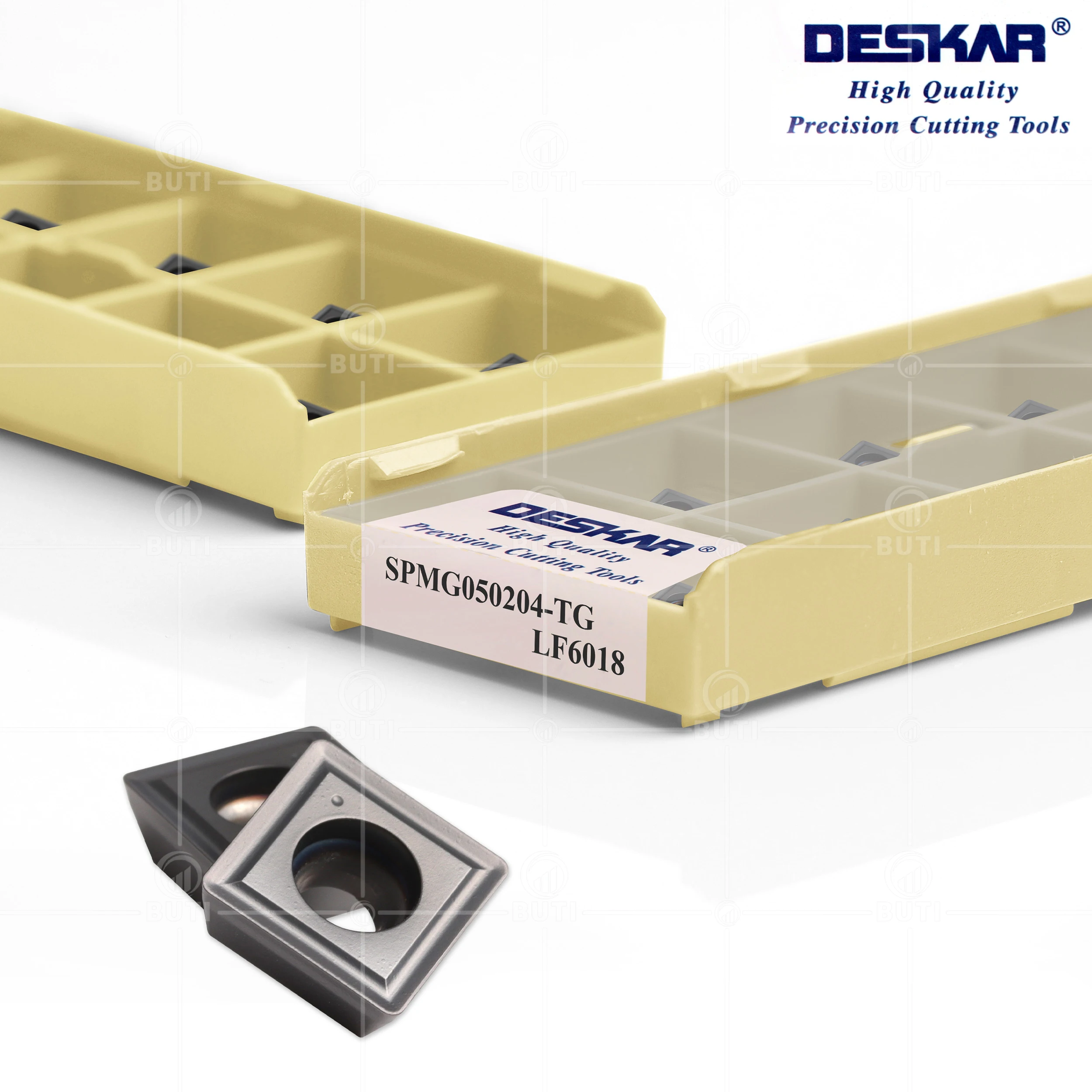 Imagem -02 - Original Spmg050204 Spmg060204 Spmg07t308 Spmg090408 Spmg110408 tg Lf6018 u Inserções de Carboneto para Aço Inoxidável Deskar100